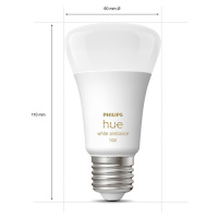 Philips Hue White Ambiance E27 3ks súprava