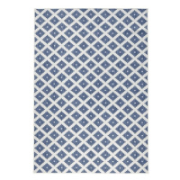 Kusový koberec Twin-Wendeteppiche 103128 blau creme – na ven i na doma - 120x170 cm NORTHRUGS - 