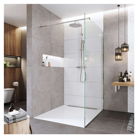 Mereo Sprchová stena WALK IN, Novea, 70x200 cm, chróm ALU, sklo Číre CK10600H