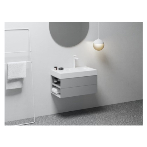 Skrinka pod umývadlo bez umývadla Ravak Lite 80 x43x45 cm smoke grey X000001877