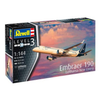 Plastic ModelKit letadlo 03883 - Embraer 190 Lufthansa New Livery (1:144)