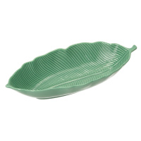 Dekoria Miska Jungle Leaves light green, 26 x 12 x 5 cm