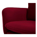 Červená pohovka so zamatovým poťahom Cosmopolitan Design Florence,160 cm