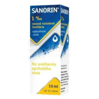 SANORIN 1 ‰ nosové kvapky 10 ml