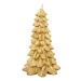 Provence Sviečka vianočný stromček, zlatá