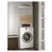 Skrinka nad práčku/WC v dekore duba v bielo-prírodnej farbe 64x177 cm Wave – TemaHome