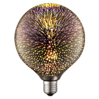 Lucande LED žiarovka E27 Ø 12,5 cm 4W 3D ohňostroj
