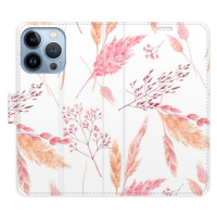 Flipové puzdro iSaprio - Ornamental Flowers - iPhone 13 Pro