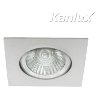 Svietidlo GU5,3 50W, IP20, hliník, BOp-Z, 83x83x3, RADAN CT-DTL50 (Kanlux)