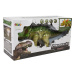 mamido  Dinosaurus Triceratops na batérie zelený