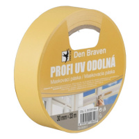 DEN BRAVEN - Profi UV odolná maskovacia páska žltá 38 mm x 33 m