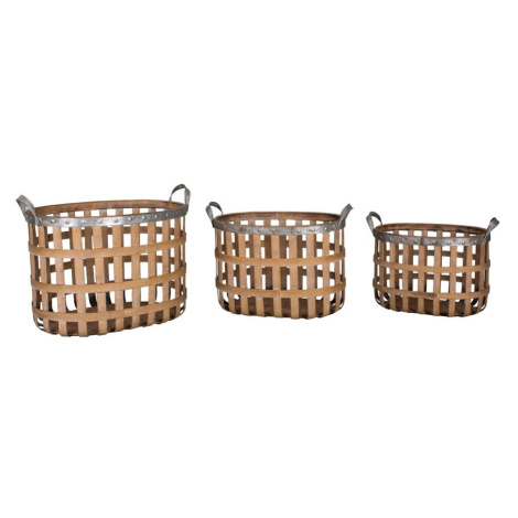 Bambusové košíky v súprave 3 ks - Antic Line