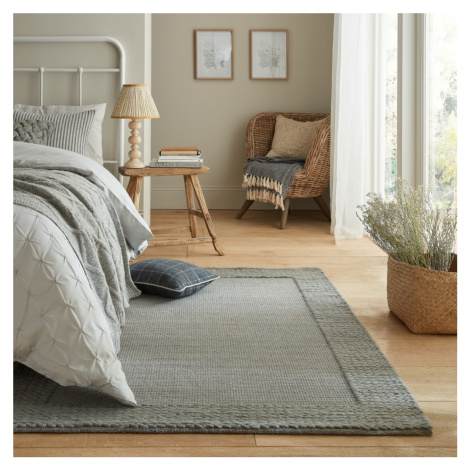 Kusový koberec Rue Plait Grey - 200x290 cm Flair Rugs koberce