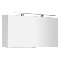 SAPHO - CLOE galérka s LED osvetlením, 100x50x18cm, biela CE100-0030