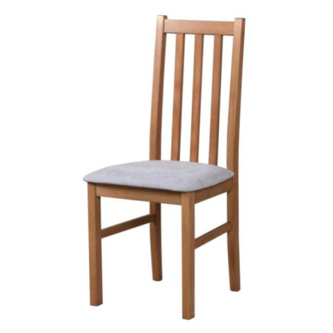 Sconto Jedálenská stolička BOLS 10 dub stirling/sivá Houseland