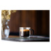 Sklenené hrnčeky v súprave 2 ks na espresso 80 ml Carbon – Vialli Design