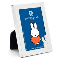 Kovový stojací rámček v striebornej farbe 8x10 cm Miffy – Zilverstad