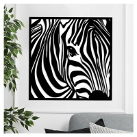 Moderný drevený obraz - Zebra