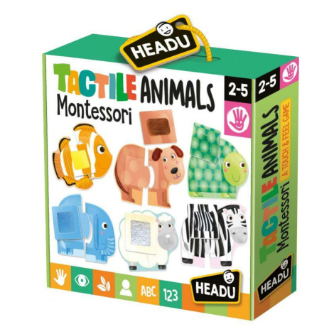 Montessori - Dotykové puzzle - Zvieratká