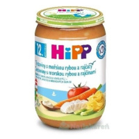 HiPP Príkrm zeleninovo-mäsový Jemné cestoviny s morskou rybou a rajčinami 220 g