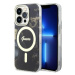 Kryt Guess iPhone 14 Pro 6.1" black hardcase Golden Marble MagSafe (GUHMP14LHTMRSK)