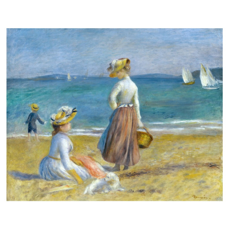 Reprodukcia obrazu Auguste Renoir - Figures on the Beach, 50 x 40 cm Fedkolor