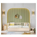 Detská posteľ 100x200cm so zábranami a zásuvkou fairy - dub svetlý