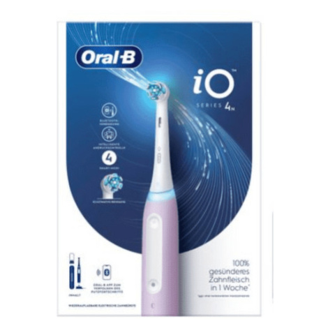ORAL-B iO series 4 lavender elektrická zubná kefka + držiak + puzdro set