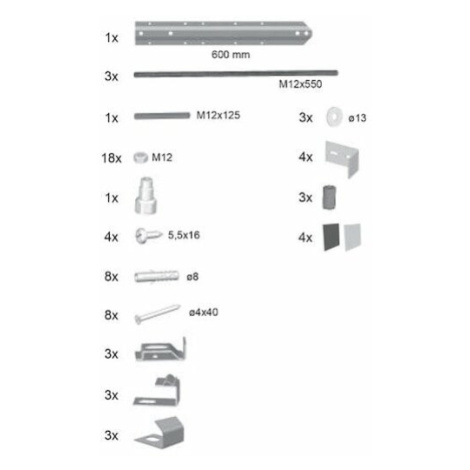 Panelkit ROSA B23000100N RAVAK