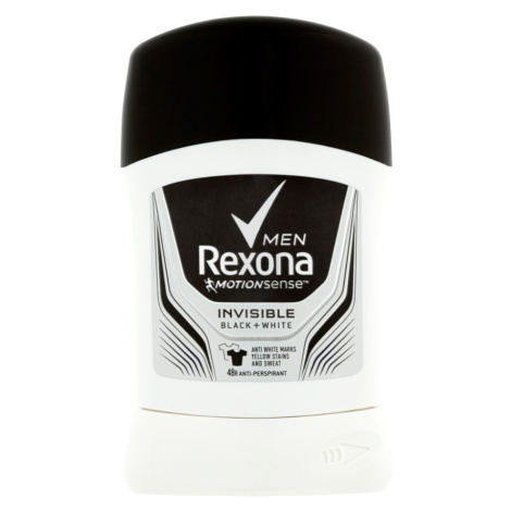 REXONA Men Invisible Black&White tuhý dezodorant 50 ml