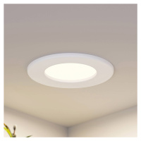Prios LED vstavané svietidlo Cadance, biele, 11,5 cm, 3 jednotky,