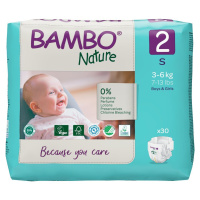 BAMBO Nature 2 Detské plienkové nohavičky 3-6 kg 30 ks