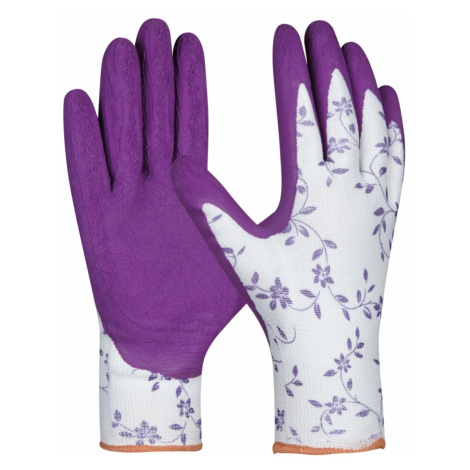 Gebol Dámske záhradné rukavice Flower Lila, veľ. 7/S