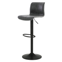 Sconto Barová stolička BRIGITA antik sivá/čierna