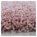 Kusový koberec Sydney Shaggy 3000 rose kruh Rozmery koberca: 80x80 kruh