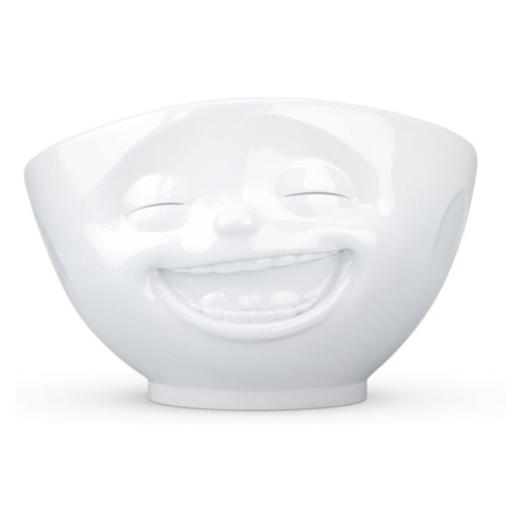 Biela porcelánová smejúca sa miska 58products