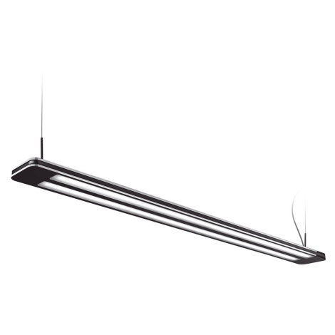 Závesné svietidlo Trentino II LED, 156 W, čierne LTS