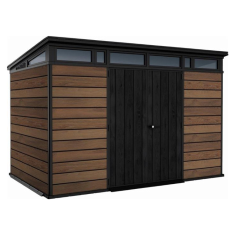 Záhradný domček Keter PENT Signature 11x7 Walnut, s podlahou