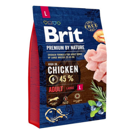 Brit Premium by Nature dog Adult L 3kg