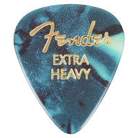 Fender 351 Shape Picks, Extra Heavy, Ocean Turquoise