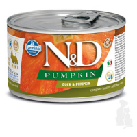 N&D DOG PUMPKIN Adult Duck & Pumpkin Mini 140g + Množstevná zľava zľava 15% 1+1 zadarmo