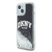 DKNY Liquid Glitter Arch Logo Apple iPhone 14 DKHCP14SLBNAEK Black