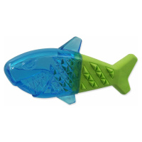 Hračka Dog Fantasy žralok chladiaci zeleno-modrá 18x9x4cm