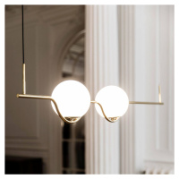 Dizajnérska závesná lampa Le Vita LED 2-plameňová