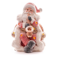 Dekorácia MagicHome Vianoce, Santa so saxafónom, LED, 3xAAA, 28x27x36 cm