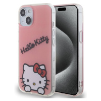 Hello Kitty IML Daydreaming Logo Zadný Kryt pre iPhone 13 Pink