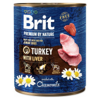 Konzerva Brit Premium by Nature morka s pečienkou 800g