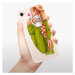 Odolné silikónové puzdro iSaprio - My Coffe and Redhead Girl - iPhone 8