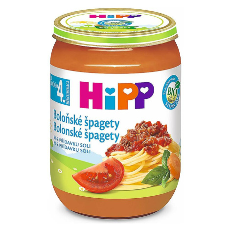 HIPP Baby Špagety v bolonskej omáčke BIO 190 g