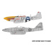 Gift Set letadla A50183 - Messerschmitt Me262 & P-51D Mustang Dogfight Double (1:72)